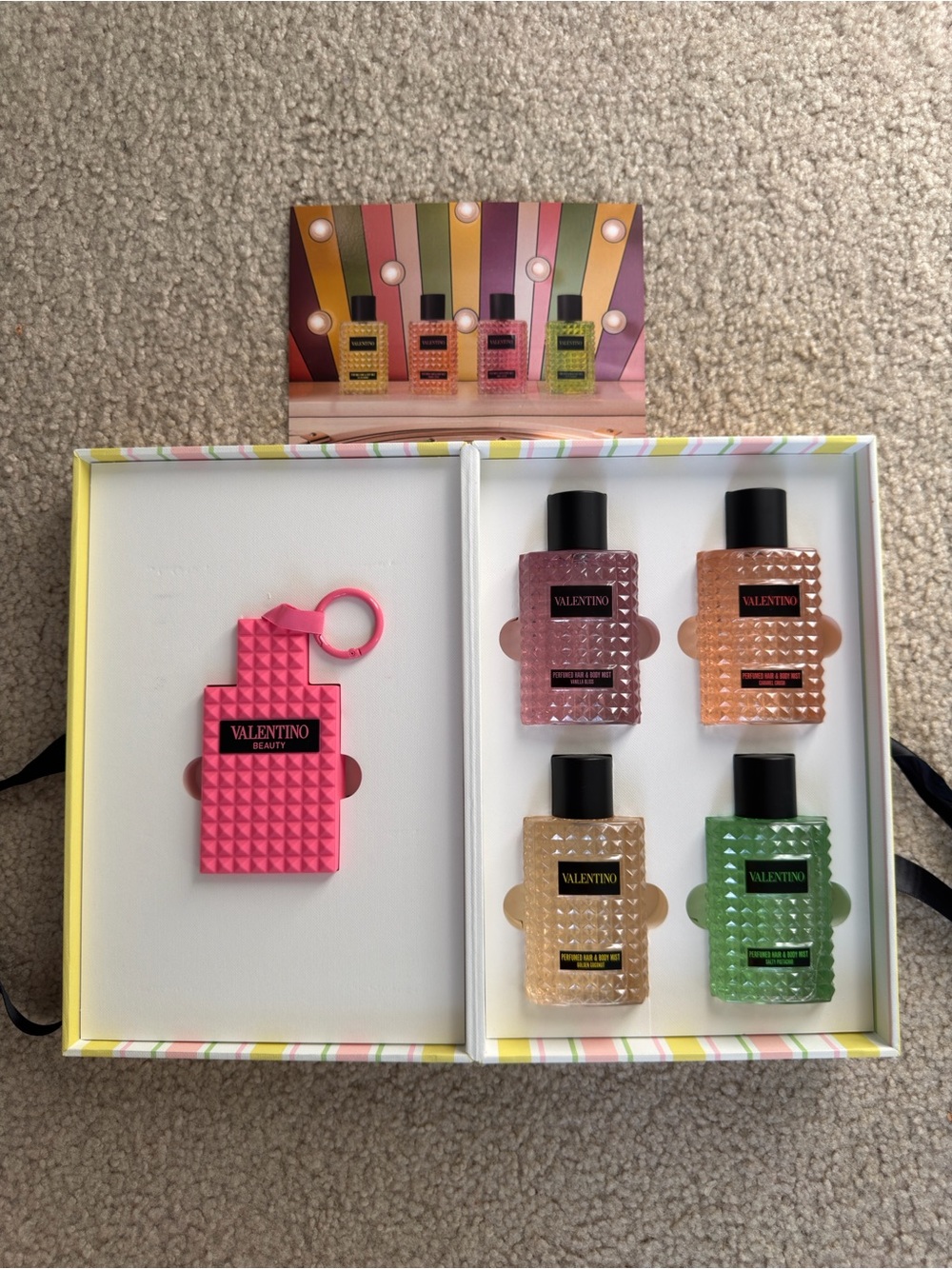 Valentino "Born In Roma" body & hair mist set.